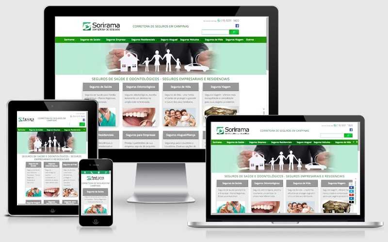 A Sorirama Seguros  uma corretora de seguros. A empresa contou com a experincia da equipe Agenzzia-DinamicSite para o desenvolvimento do seu novo site com visual mais moderno e com facilidade de navegao.