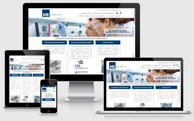 AHB Supply  uma empresa de importao de materiais e equipamentos para laboratrios. O site desenvolvido pela Agenzzia com o sistema Dinamic-Site, teve o resultado de um website moderno, rpido e com contedo completo para o seu pblico-alvo.